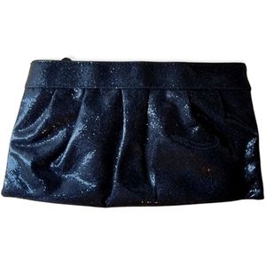 H&M Sequin Metallic Black Clutch